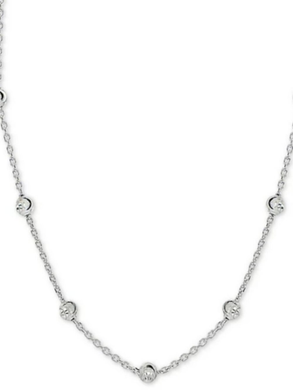 Giani Bernini Beaded Station Chain Necklace in 18k Gold-Plated Silver, or 18k